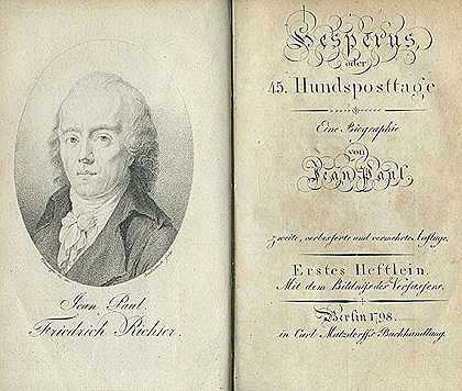 Hesperus或45天狗邮件。第2卷，1798-让·保尔