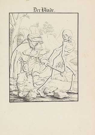 死亡之舞，根据H.Holbein的原始木刻。1835-死亡之舞