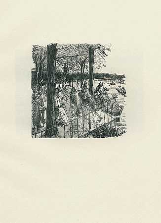 三十幅木刻画。1922-马克斯·利伯曼