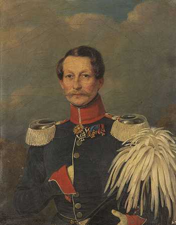 阿达尔伯特普鲁士王子，1842年。-康斯坦丁·约翰弗兰茨·克雷蒂乌斯