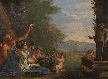 2绘画：谷神星、牧神和酒神的酒神场景-法兰德斯