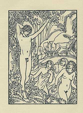 牧羊人之歌/霍赫利德之歌/梦之书，1921年。-路德维希·冯·霍夫曼