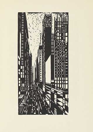 美国木刻。1927-马克斯·塔尔曼