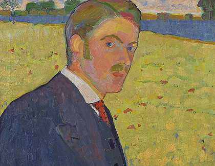 年轻人的肖像（自画像？），1913-马克西米利安·贾恩斯