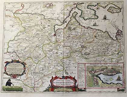 20亿。弗伦斯堡，阿彭拉德（J.Blaeu，来自丹克沃斯）。1659年以后。-石勒苏益格-荷尔斯泰因州