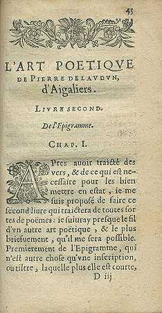 法国艺术诗人。1597-皮埃尔·德·劳顿