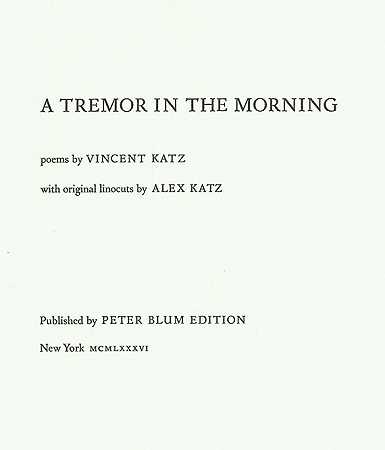 Katz，V.，早上有点颤抖。1986-亚历克斯·卡茨