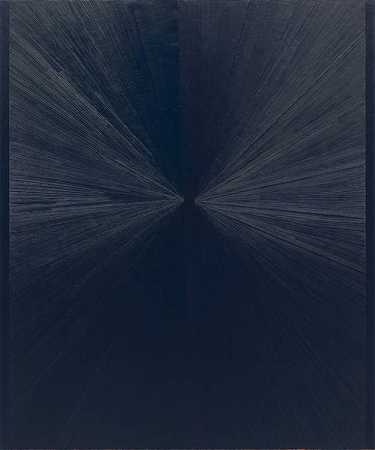 马克·格罗特贾恩。无标题（蓝色绘画从浅到深VII）。2006