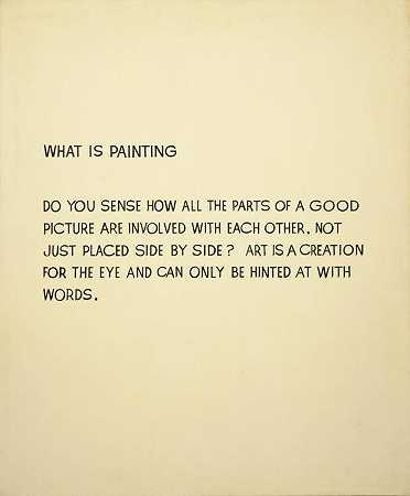 约翰·巴尔德萨里。什么是绘画。1966-68