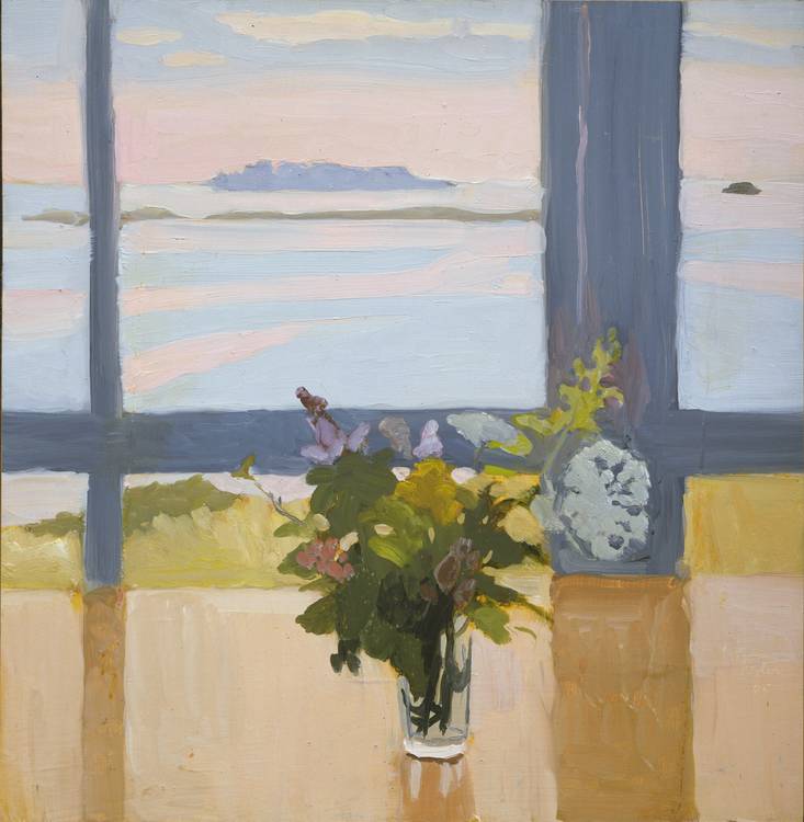 费尔菲尔德·波特。海边的花。1965