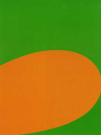 埃尔斯沃斯·凯利。橙绿色。1964