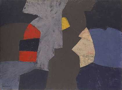 谢尔盖·波利亚科夫。抽象组成。1956