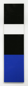 埃尔斯沃斯·凯利。两个黑色，白色和蓝色。1955