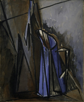 亚历杭德罗·奥特罗。蓝色咖啡机。1947
