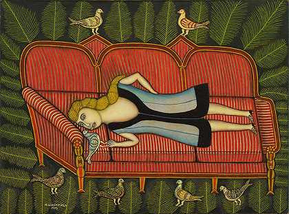 莫里斯·赫斯菲尔德。鸽子女孩。1942