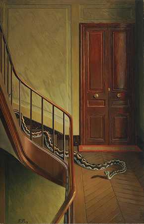 皮埃尔·罗伊。楼梯上有危险。1927年或1928年