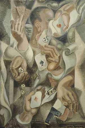 安德烈·马森。卡片技巧。1923