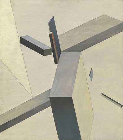 El Lissitzky。抽象绘画1922