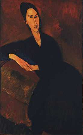Amedeo Modigliani。安娜·兹博罗斯卡。1917