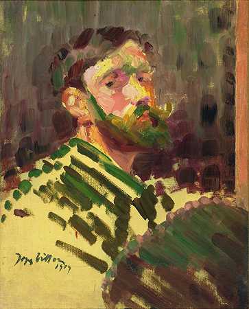 雅克·维隆。艺术家肖像。1909