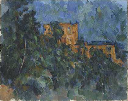 保罗·塞尚。黑城堡。1903-04