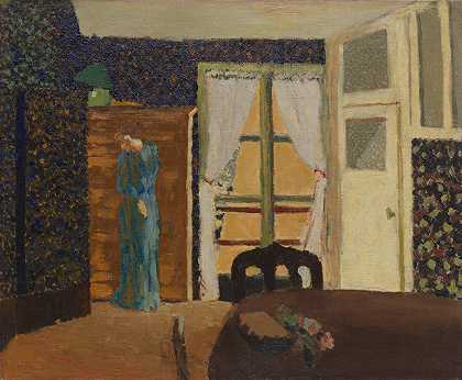 Édouard Vuillard。窗口。1894