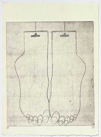 路易丝·布尔乔亚。脚（袜子）。1999