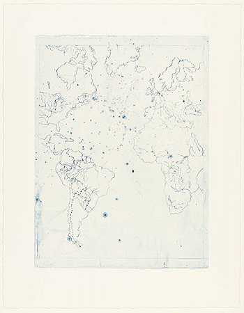 路易丝·布尔乔亚。西半球地图。1999