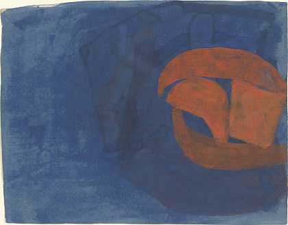 Suzan Frecon。蓝色的朱红色区域。(1999)