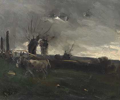 安托万·沃伦 带驴子的风景