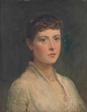詹姆斯·桑特 一位女士的肖像