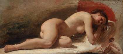 爱德华·威廉·怀恩 躺着的女性裸体
