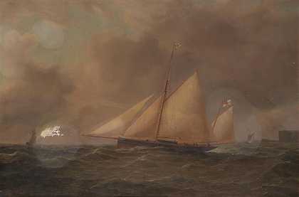 亚瑟·惠灵顿·福尔斯 1857年，皇家帆船中队旗下的yawl Julia