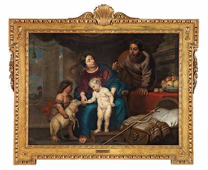 科尔内利斯·德沃斯 圣约翰婴儿的神圣家庭