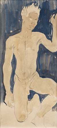Glyn Warren Philpot R.A.。 裸体模型