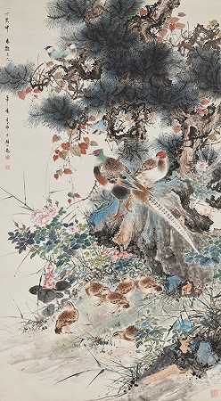 严伯龙（1898-1955） 花卉和鸟类
