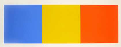 埃尔斯沃思·凯利 蓝色、黄色和红色方块