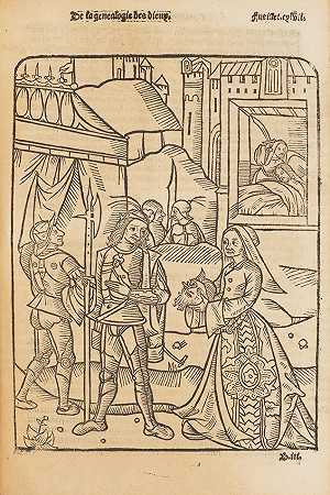 乔瓦尼·博卡西奥。1313-1375. 巴黎诸神家谱：让·佩蒂特，1531年。