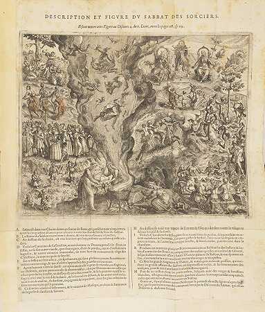 兰克雷，皮埃尔·德。1553-1631年。 邪恶天使和恶魔变幻莫测的画面。巴黎：N.Buon，1613年。