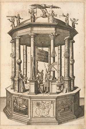 开普勒，约翰内斯。1571-1630. 鲁道夫的桌子被称为天文学，包括餐厅倒塌的时间。乌尔姆：乔纳斯·索，1627年。