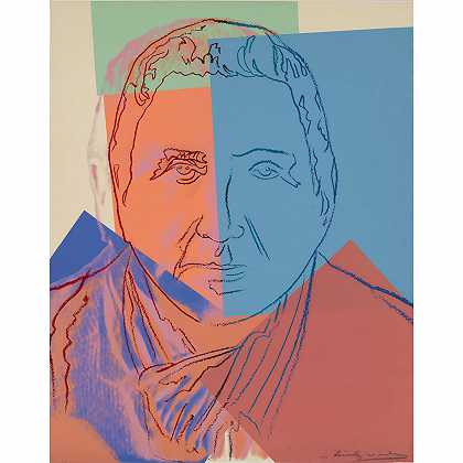 安迪·沃霍尔 格特鲁德·斯坦因（Gertrude Stein），《二十世纪犹太人十幅肖像》