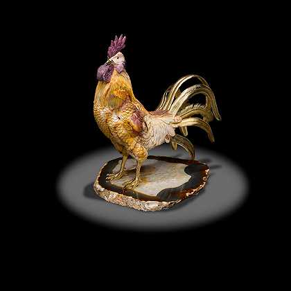 Luis Alberto Quispe Aparicio的《令人印象深刻的Mookite Jasper公鸡雕刻——中国ZODIAC的挺拔孔雀》 无 题