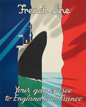 保罗·科林（1892-1985） 法国线，你的同性恋进入英国和法国