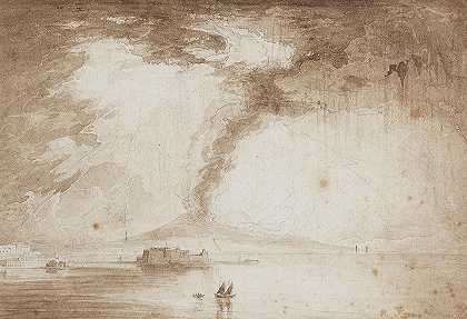 约翰·马丁 维苏威火山爆发，1822年