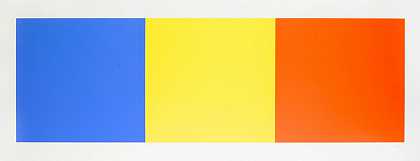 埃尔斯沃思·凯利 蓝色、黄色和红色方块