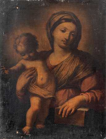 罗马学派 《圣母与孩子》未装帧