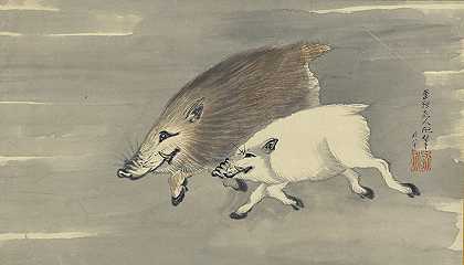 归因于北井胜彦（1760-1849） 波阿斯江户时期，19世纪