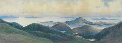 加藤英加 1923年香港俯瞰阿伯丁岛