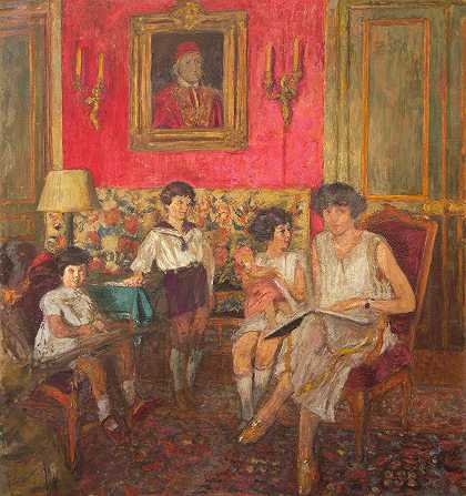 埃杜亚德·维亚尔 让·布洛赫夫人和她的孩子们