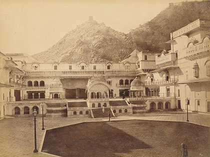 DAYAL（拉拉丹） 《拉贾斯坦邦拉贾普塔纳东部视图》，1885年